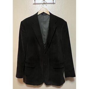 Stafford Sport Coat Mens 42R Corduroy Elbow Patch Brown Blazer‎ Jacket Professor